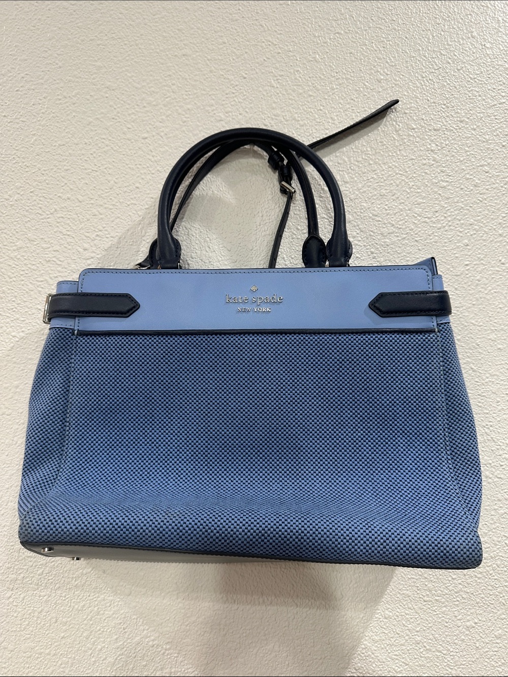 kate spade Light Blue and Navy Satchel